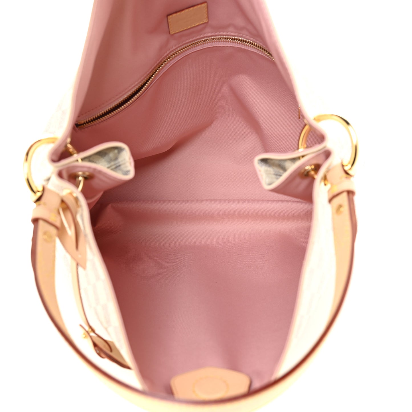 Damier Azur Graceful MM Rose Ballerine