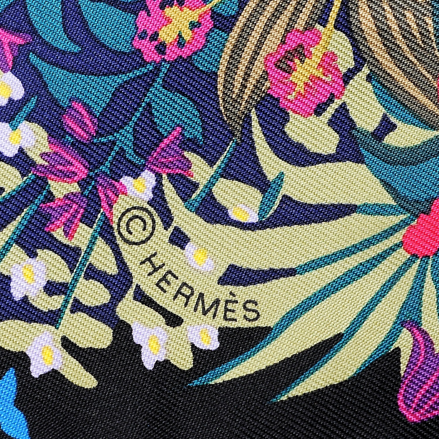 Hermes Silk Dans Un Jardin Anglais Scarf 90 5 of 6
