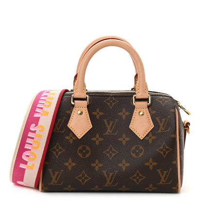 Louis Vuitton Monogram Speedy Bandouliere 20 Fuchsia 1 of 7