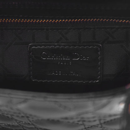 Christian Dior Patent Cannage Mini Lady Dior Black 5 of 6