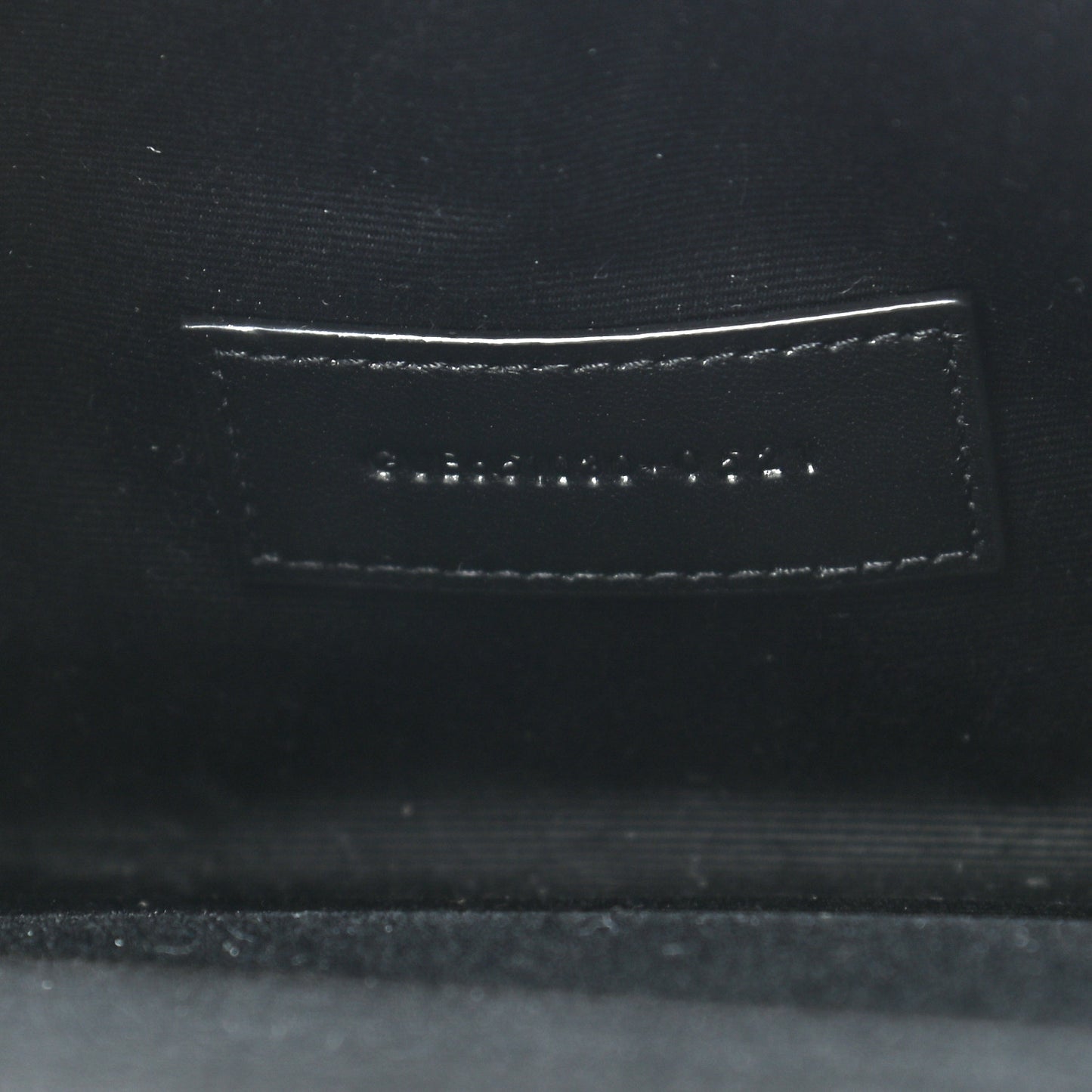 Grain De Poudre Textured Mixed Matelasse Triquilt Monogram Clutch Black