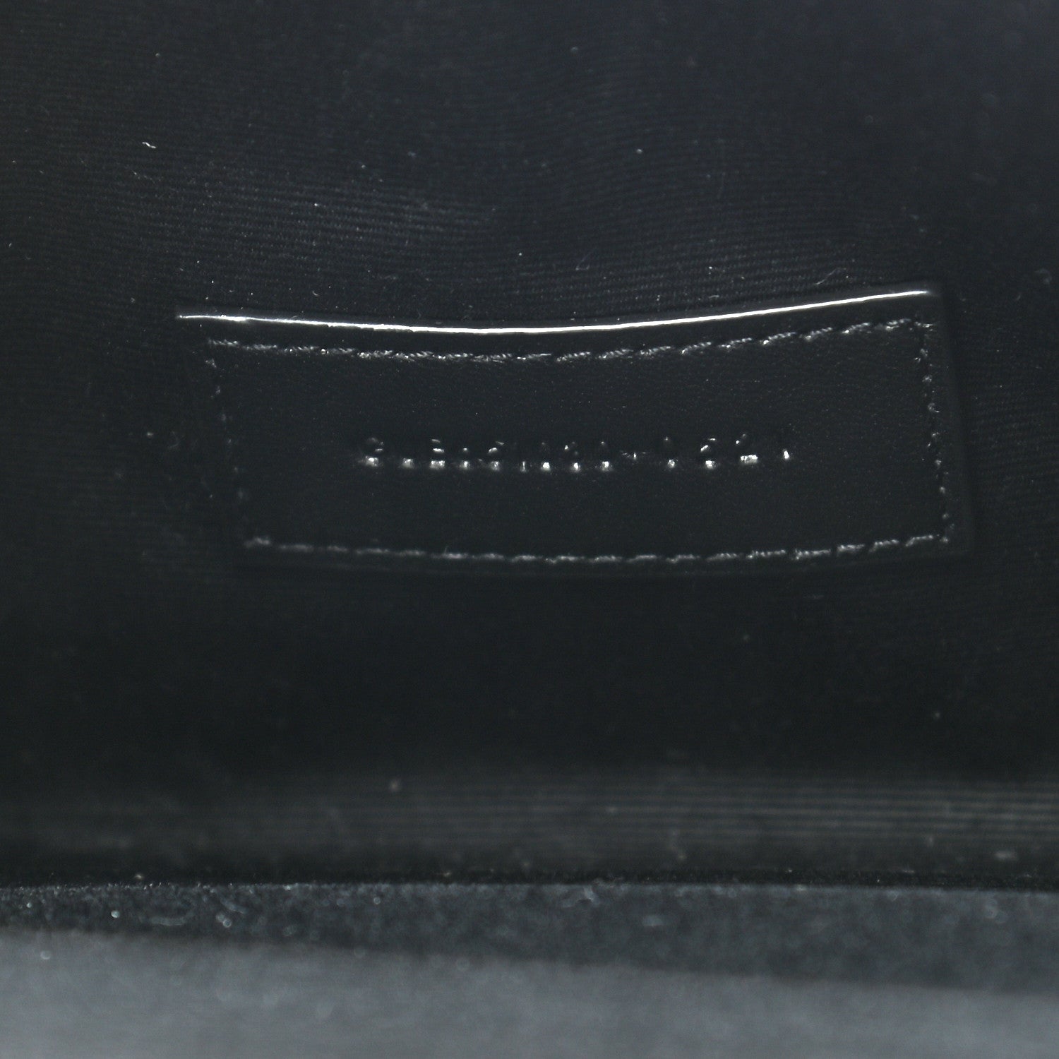 Saint Laurent Grain De Poudre Textured Mixed Matelasse Triquilt Monogram Clutch Black 7 of 7