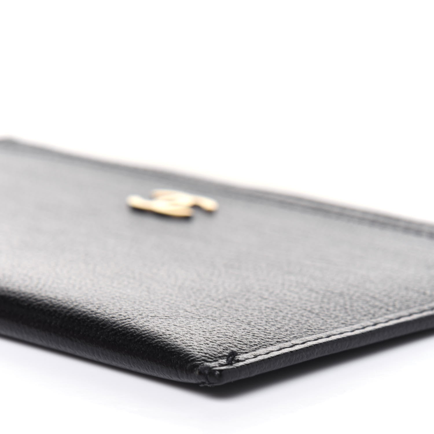 Chanel Goatskin CC Wallet Black 10 of 11