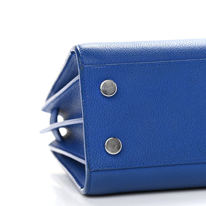 Saint Laurent Grained Calfskin Nano Sac De Jour Royal Blue 7 of 14