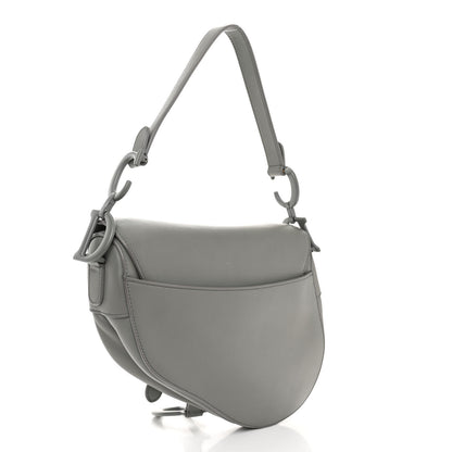 Christian Dior Ultra Matte Calfskin Saddle Bag Grey 3 of 11