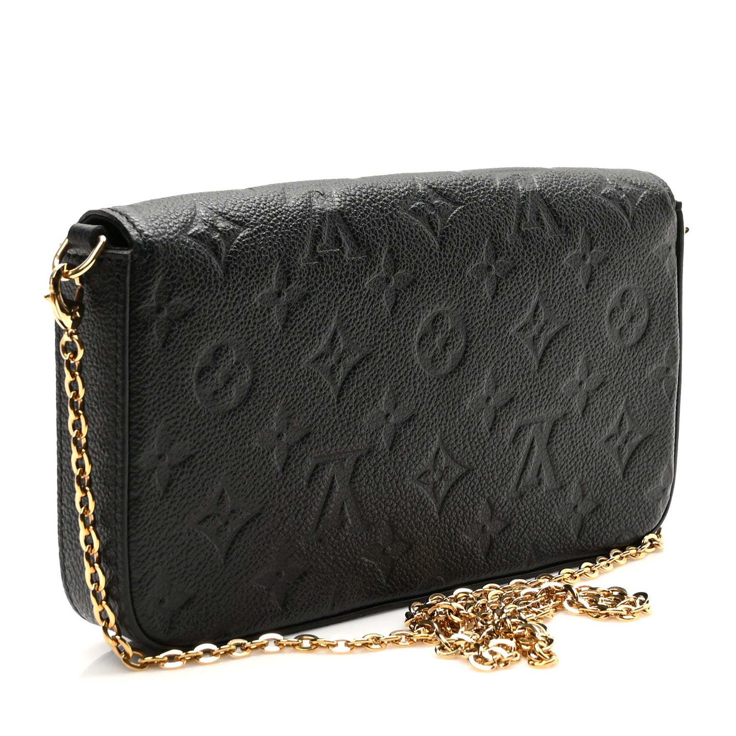 Empreinte Pochette Felicie Chain Wallet Black