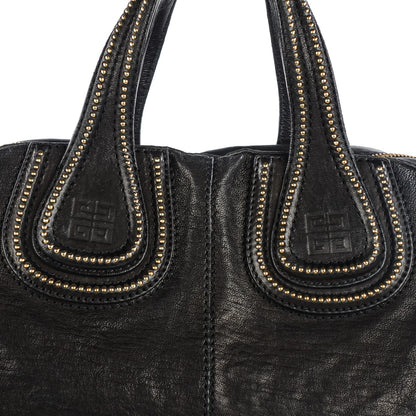 Givenchy Lambskin Studded Large Nightingale Black 6 of 9