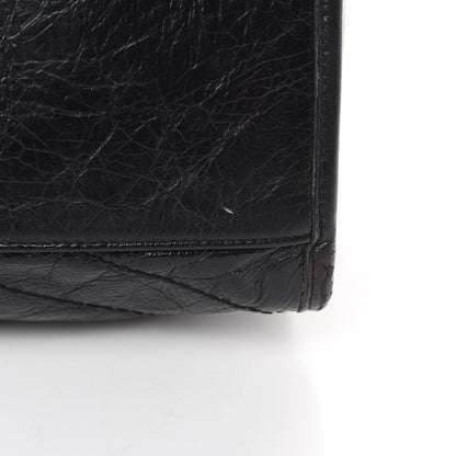 Saint Laurent Crinkled Calfskin Matelasse Monogram Niki Shoulder Bag Black 17 of 18