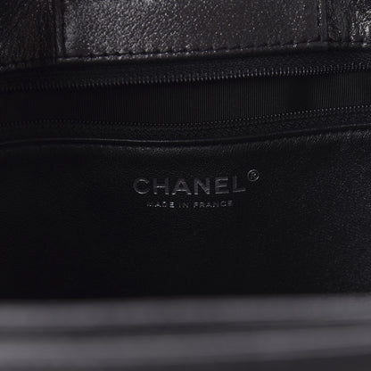 Chanel Iridescent Calfskin CC East West Shopping Tote Grey 8 of 11