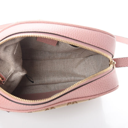 Gucci Monogram Mini Bree Messenger Bag Beige Soft Pink 5 of 8