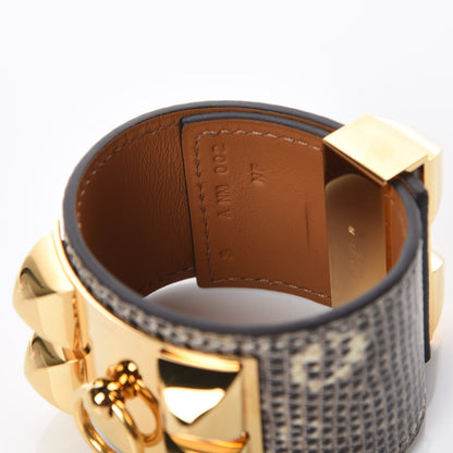 Hermes Lizard Collier De Chien CDC Bracelet S Ombre 5 of 9