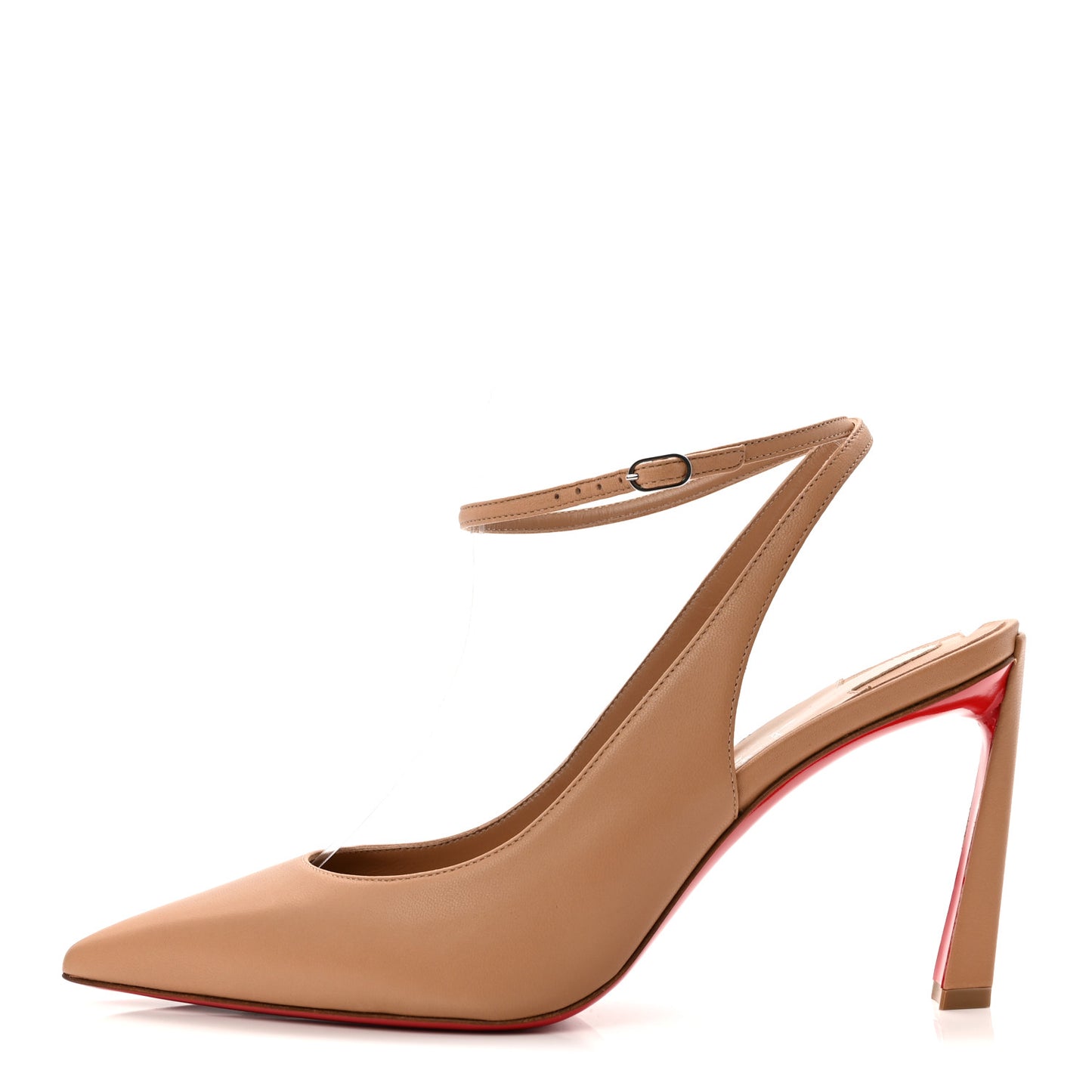 Nappa Condora Strap 85 Pumps 39.5 Toffee