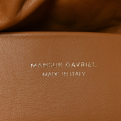 Mansur Gavriel Lambskin Cloud Clutch Caramel 6 of 9
