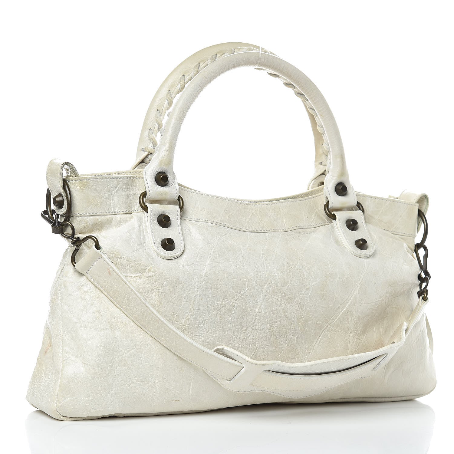 Balenciaga Chevre Classic Hardware First White 3 of 14