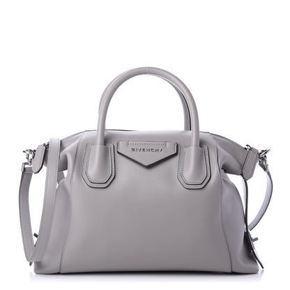 Givenchy Soft Calfskin Small Antigona Pearl Grey 1 of 8