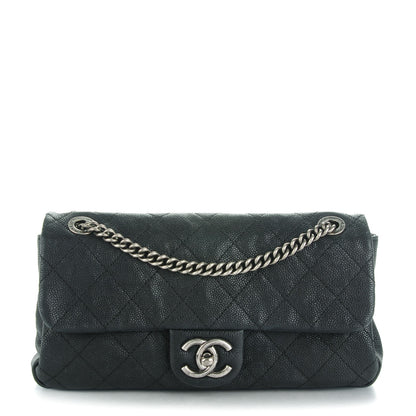 Chanel Caviar Quilted Medium Simply CC Flap Black 1 of 8