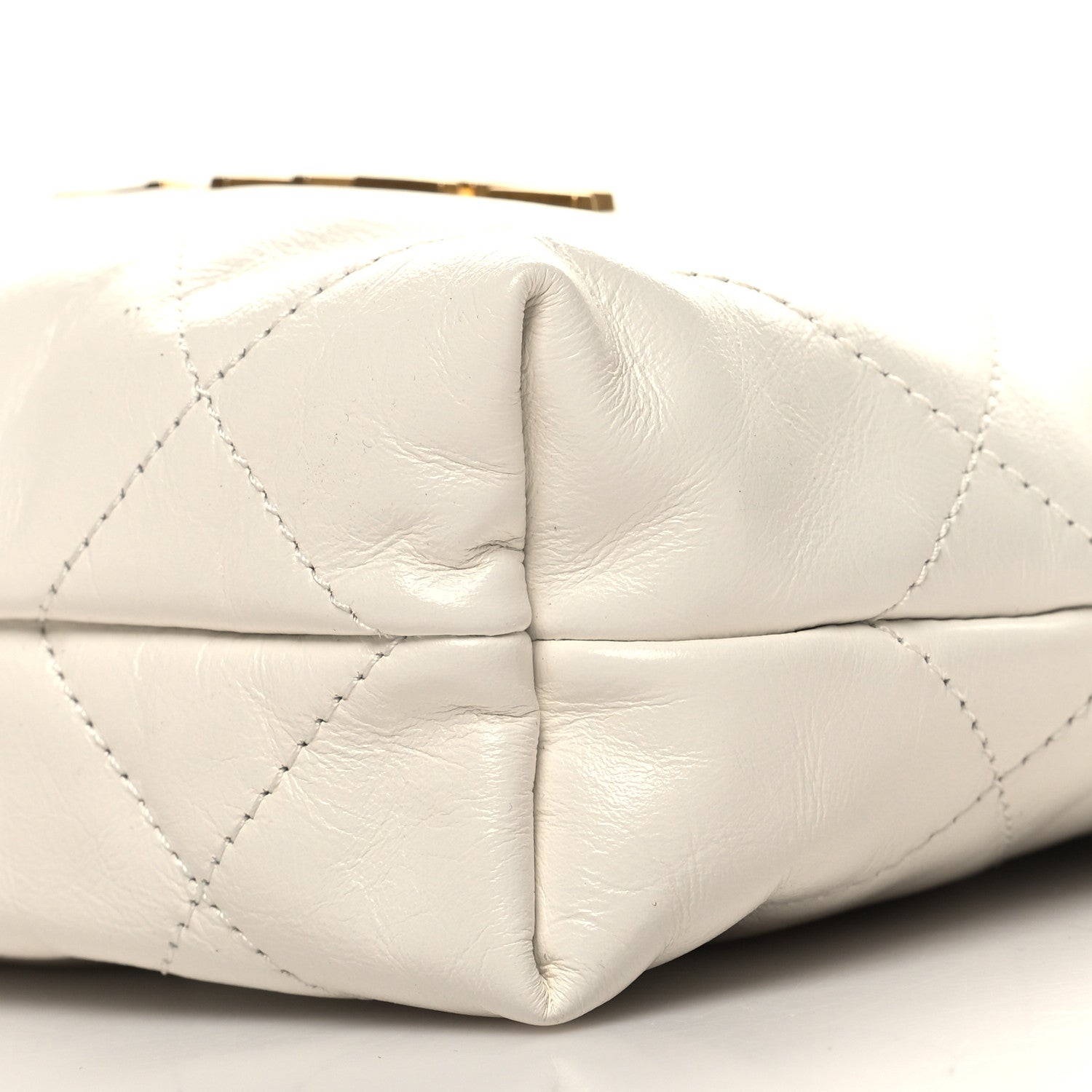 Chanel Shiny Calfskin Quilted Mini Chanel 22 White 10 of 10
