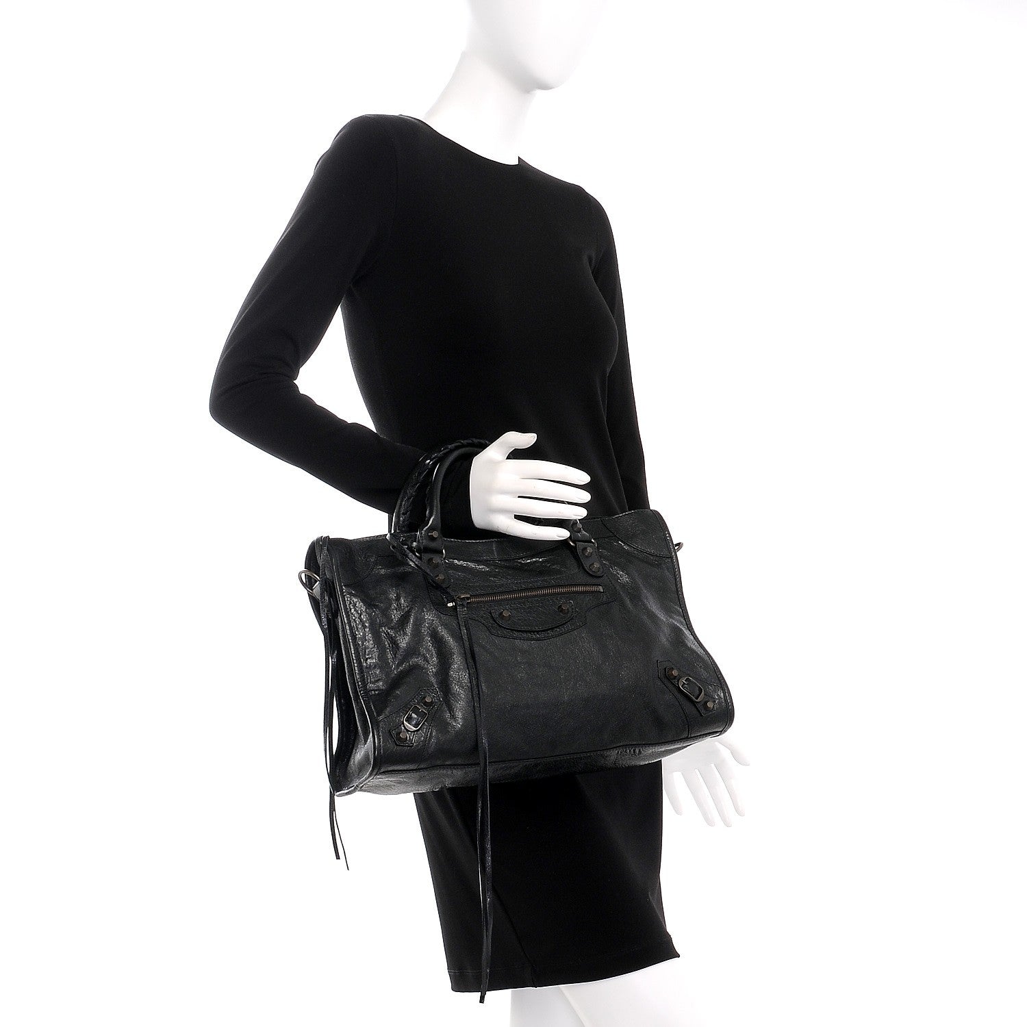 Balenciaga Agneau Classic Hardware City Black 3 of 8