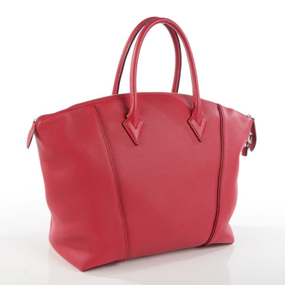 Louis Vuitton Veau Cachemire Soft Lockit MM Framboise 3 of 7