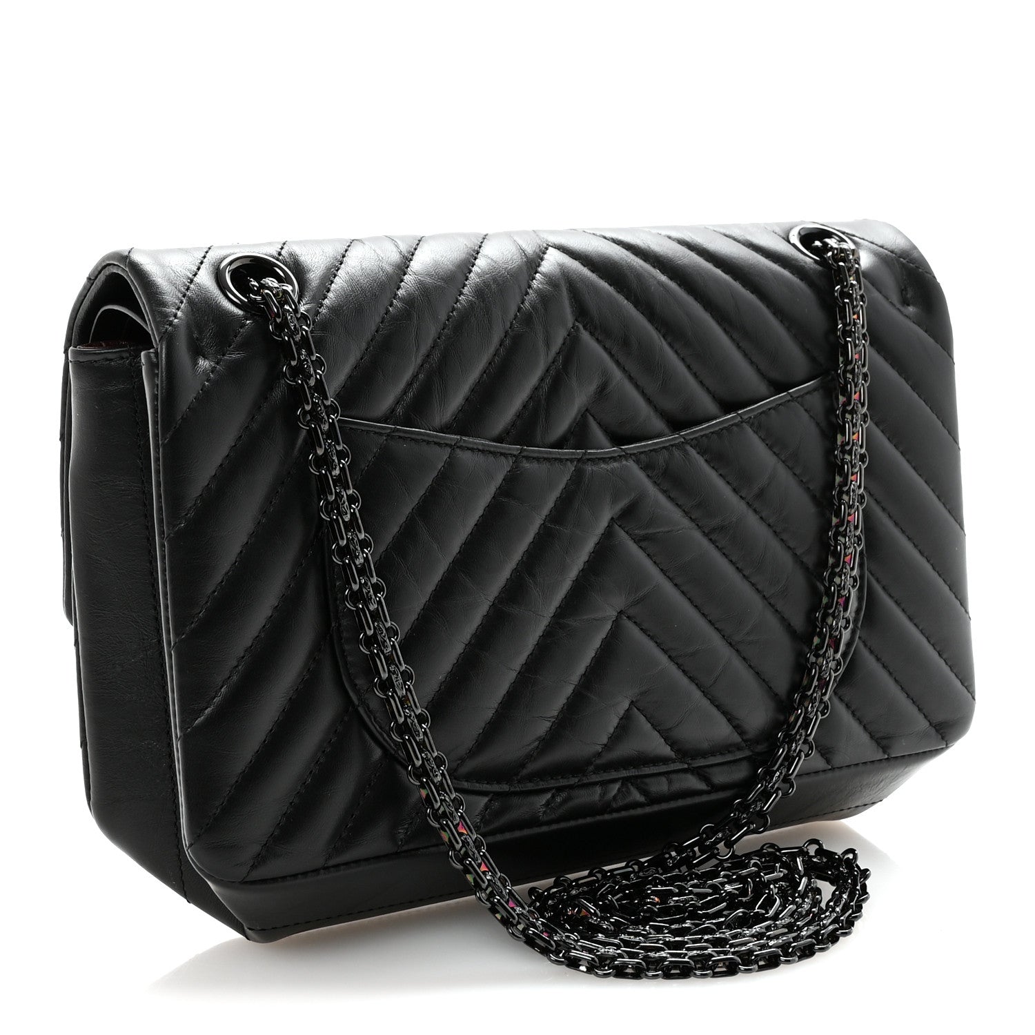 Chanel Aged Calfskin Chevron Quilted 2.55 Reissue 225 Flap So