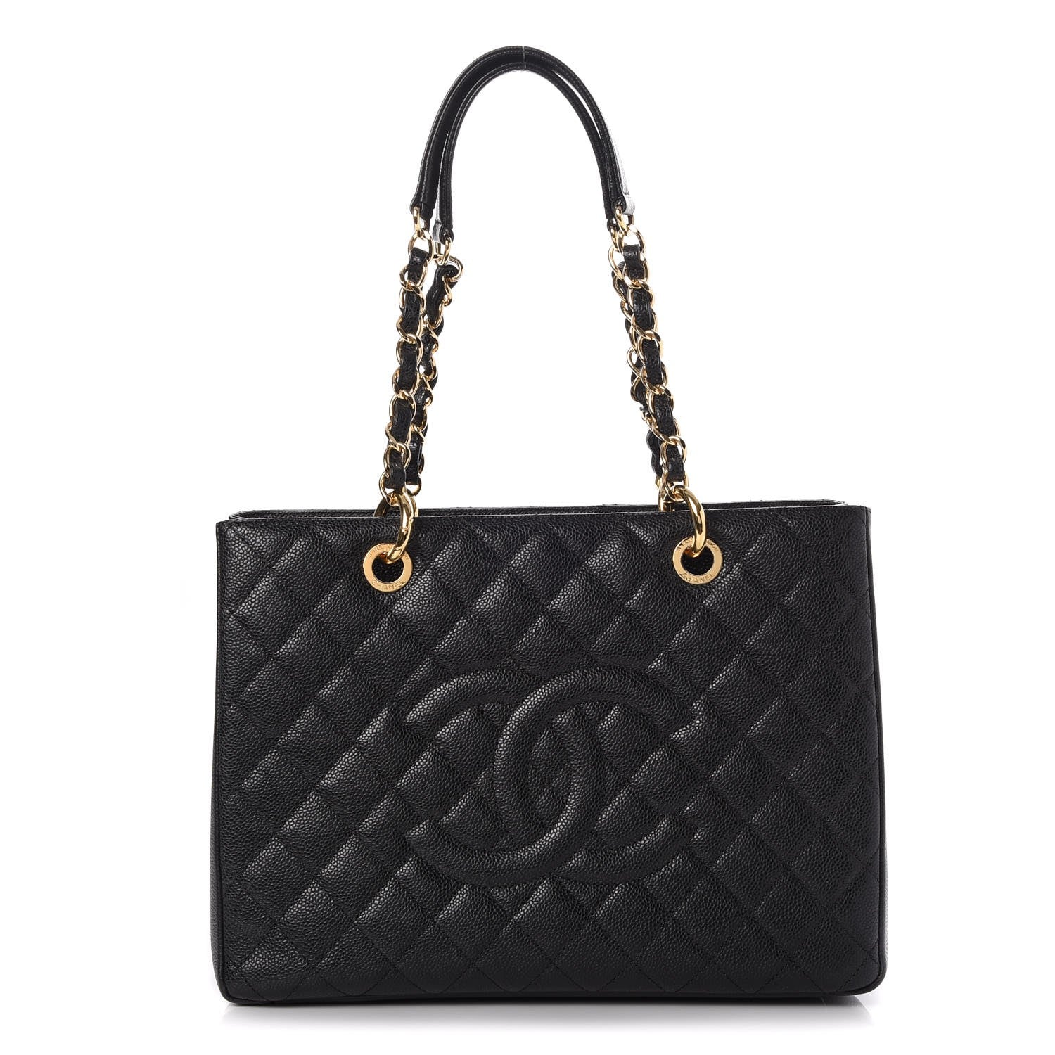 Chanel Caviar Quilted Grand Shopping Tote GST Black 1 of 10