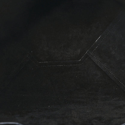Celine Soft Grained Calfskin Medium Belt Cabas Phantom Black 5 of 14