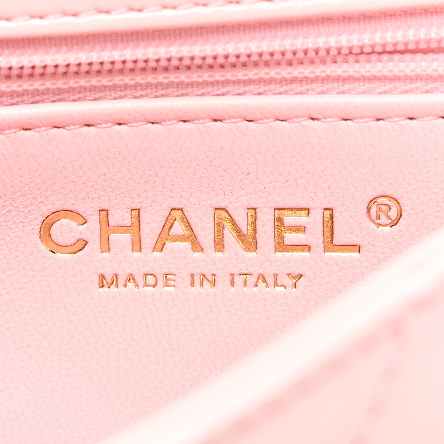 Chanel Shiny Lambskin Quilted Mini Twisted Links Top Handle Flap Light Pink 6 of 11