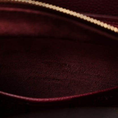 Celine Drummed Calfskin Nano Luggage Plum 7 of 12