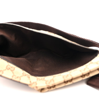 Gucci GG Monogram Double Pocket Belt Bag Dark Brown 4 of 11