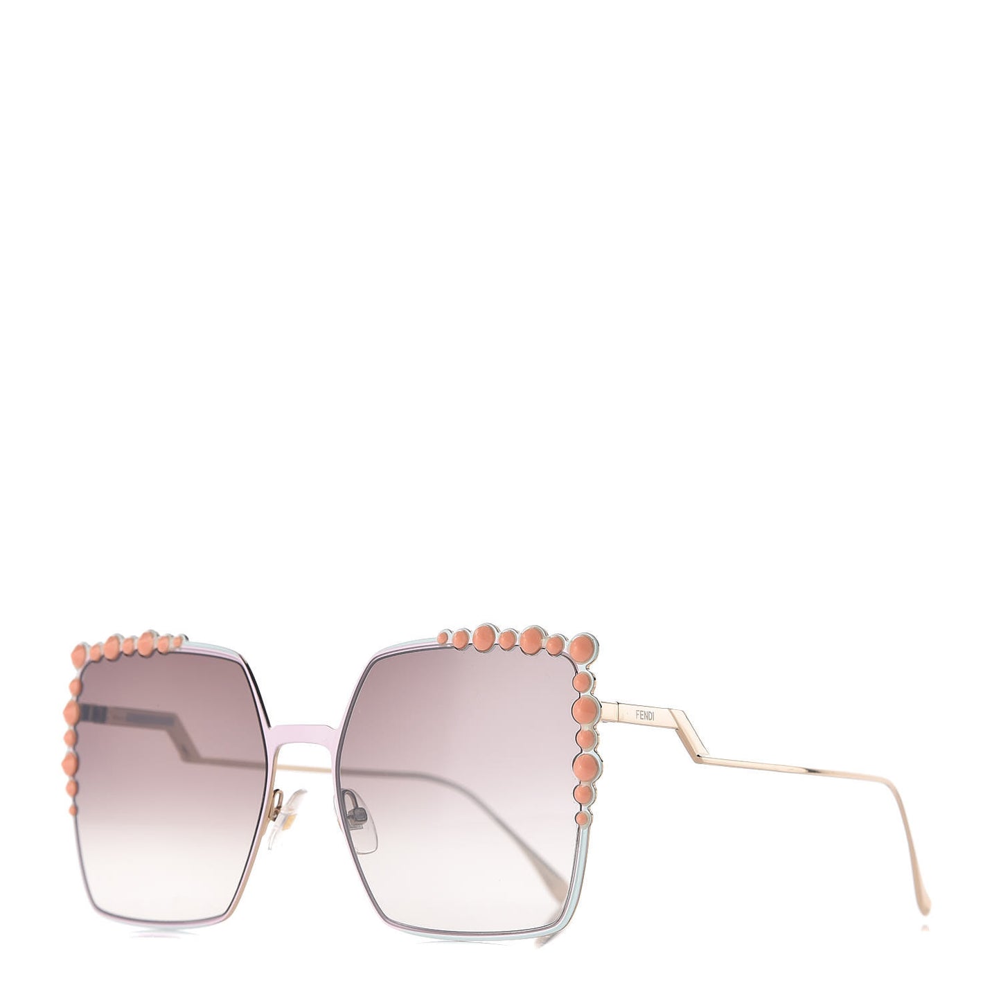 Square Dots Sunglasses FF 0259/S Gold