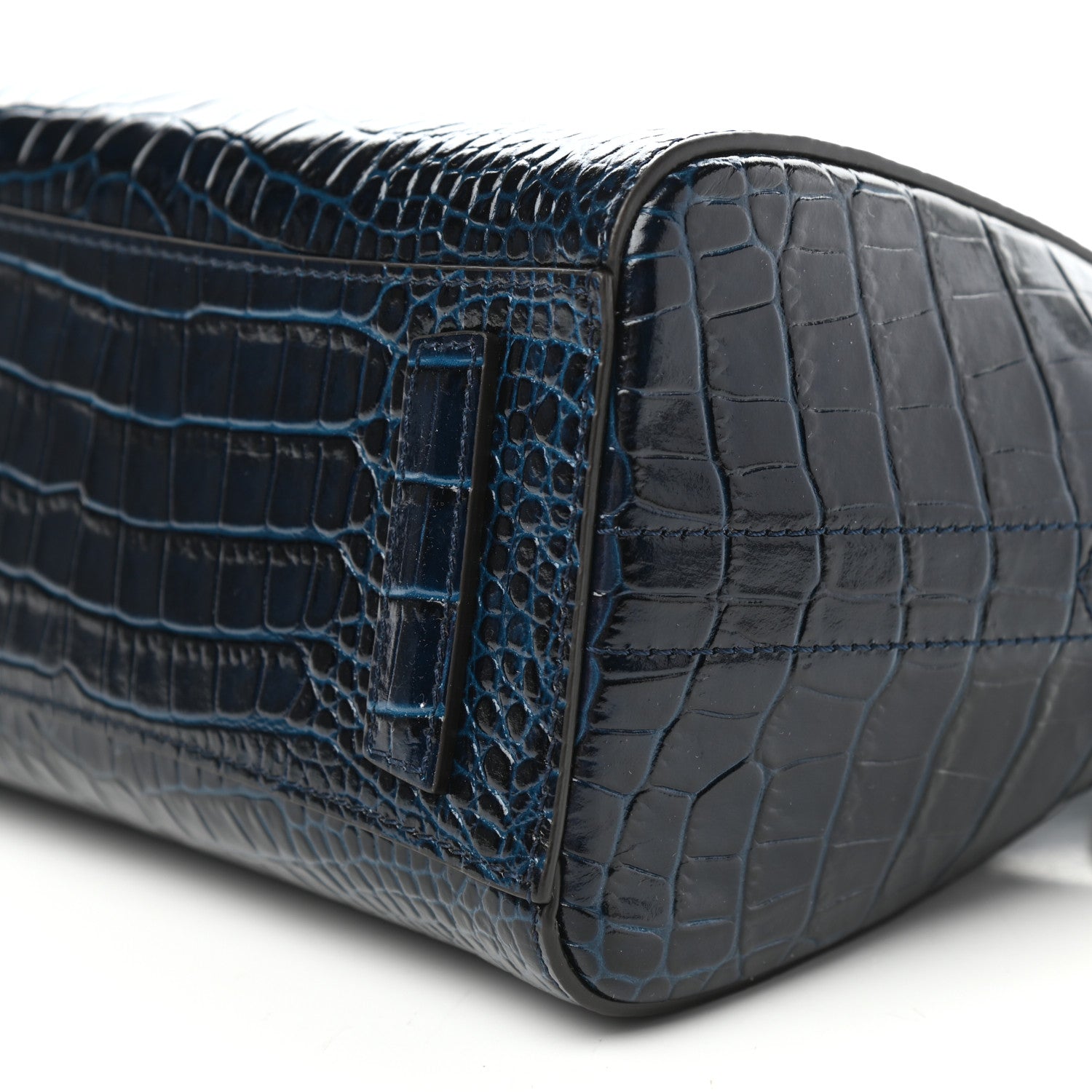 Givenchy Calfskin Crocodile Embossed Mini Antigona Navy 9 of 9