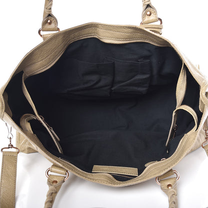 Balenciaga Agneau Giant 12 Rose Gold Hardware Part Time Latte Beige 5 of 8