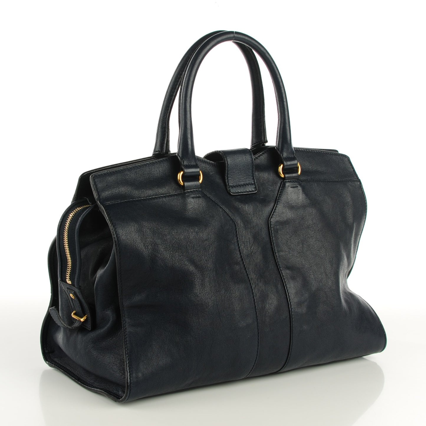 Sheepskin Medium Cabas ChYc Navy