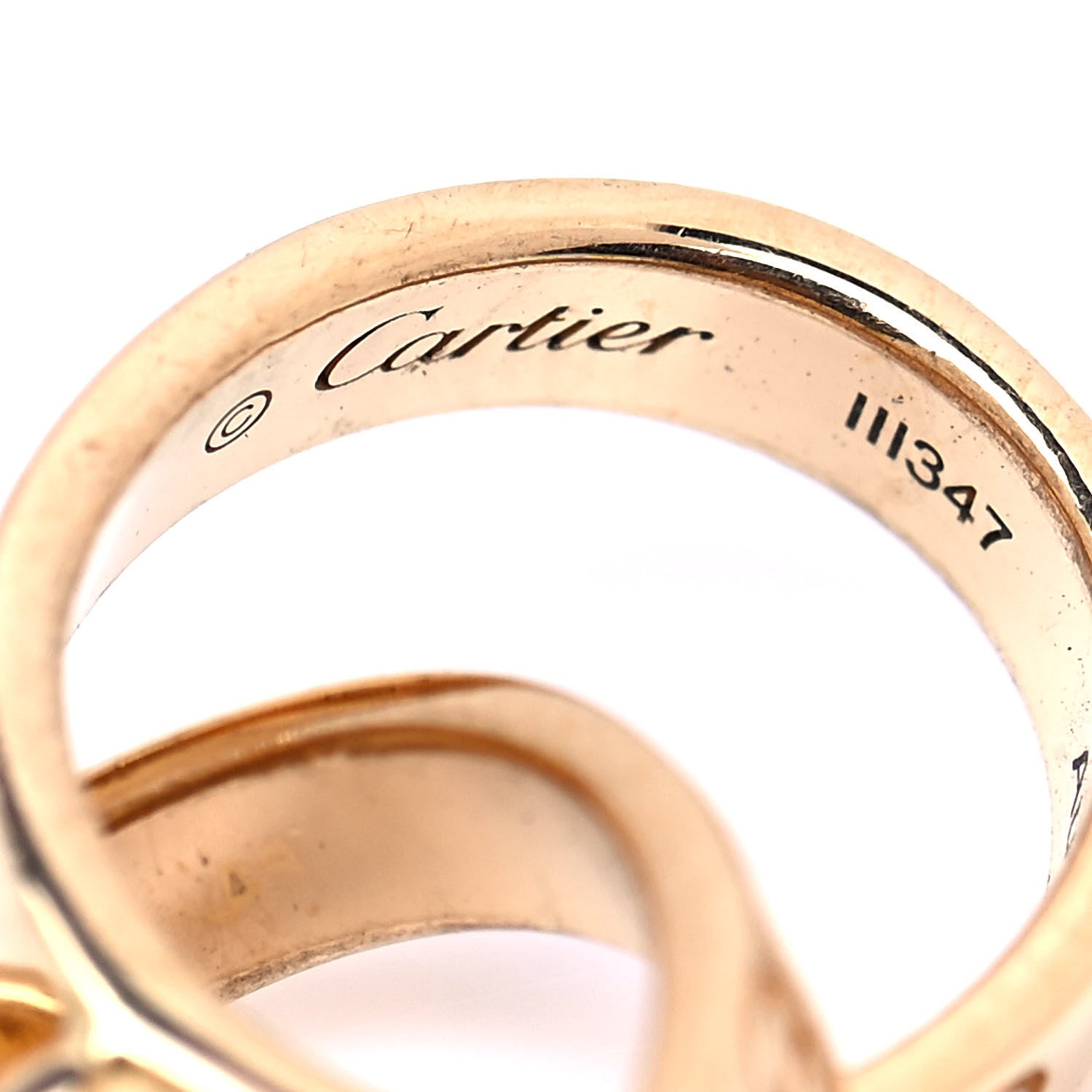 Cartier 18K Yellow Gold Interlocking LOVE Bracelet 4 of 5