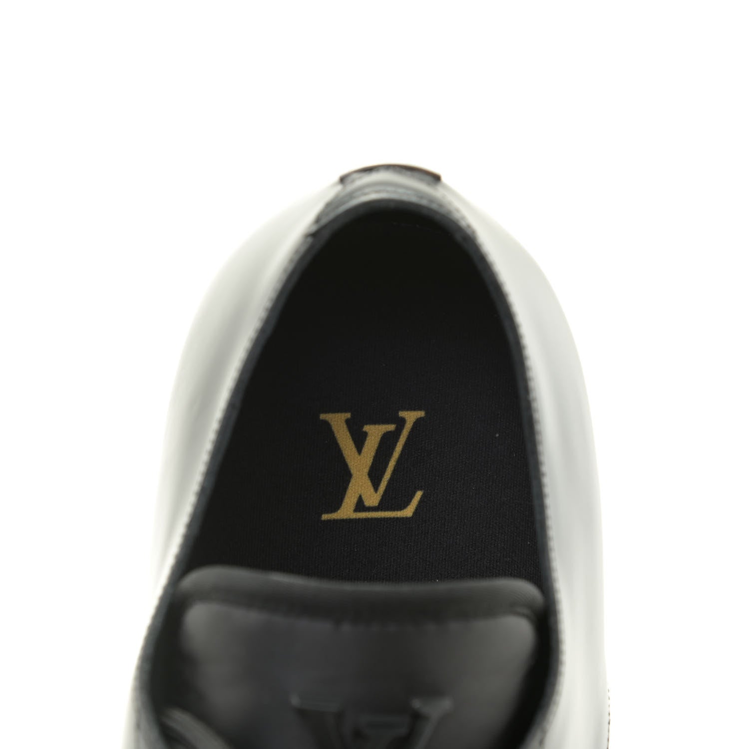 Louis Vuitton Calfskin Mens Formal Derby Shoes 8.5 Black 12 of 15