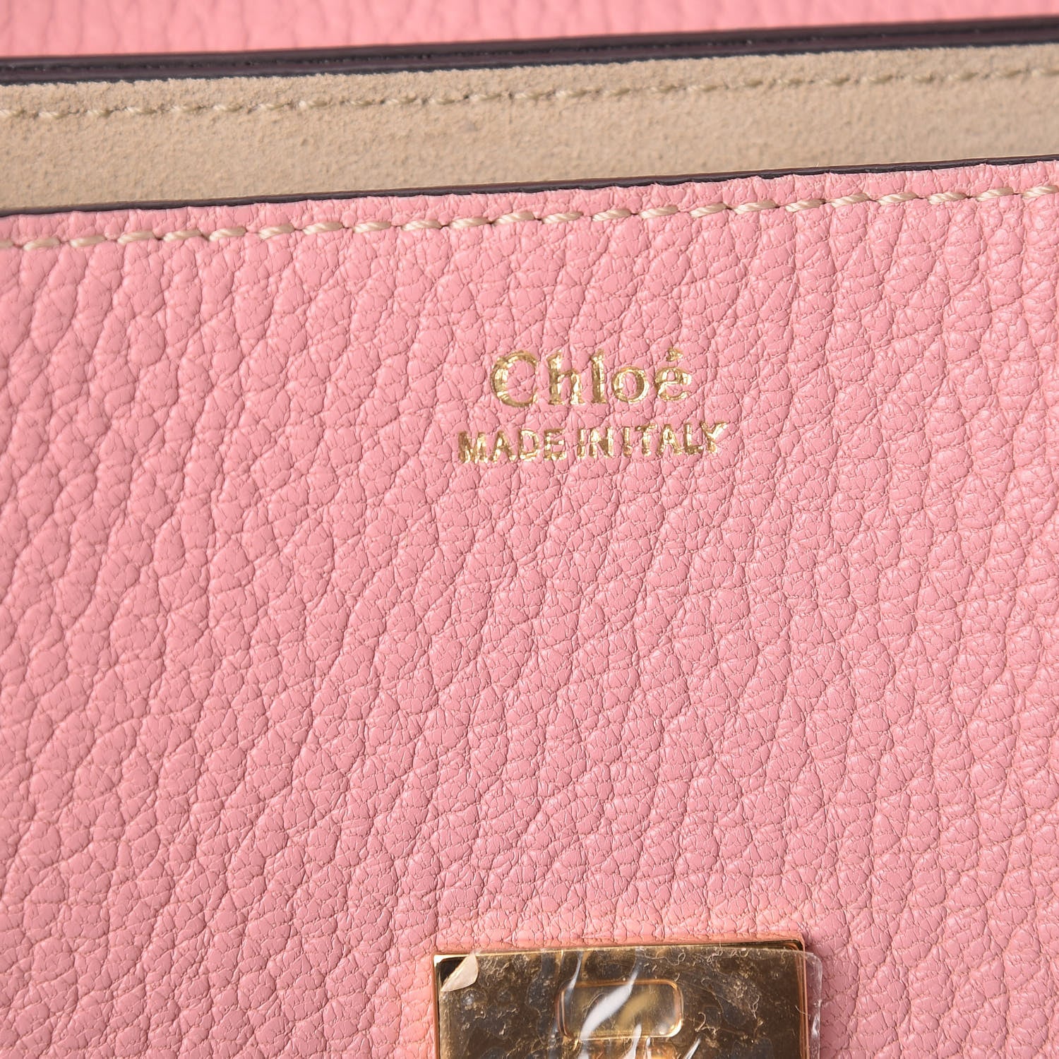 Chloe Grained Lambskin Mini Drew Shoulder Bag Washed Pink 8 of 10