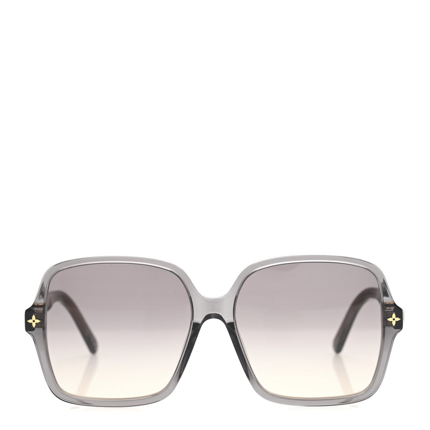 Acetate Aura Square Sunglasses Z2819W Anthracite Gray