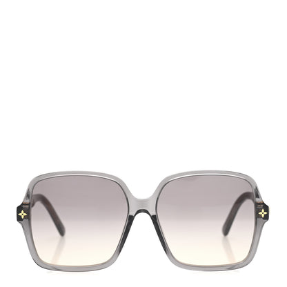 Louis Vuitton Acetate Aura Square Sunglasses Z2819W Anthracite Gray 2 of 8