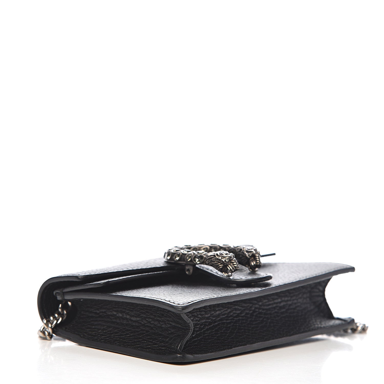Gucci Calfskin Super Mini Dionysus Shoulder Bag Black 3 of 11