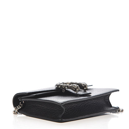 Gucci Calfskin Super Mini Dionysus Shoulder Bag Black 3 of 11