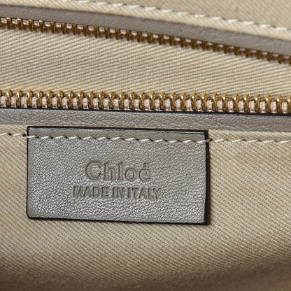 Chloe Calfskin Suede Medium Pixie Bag Motty Grey 6 of 9