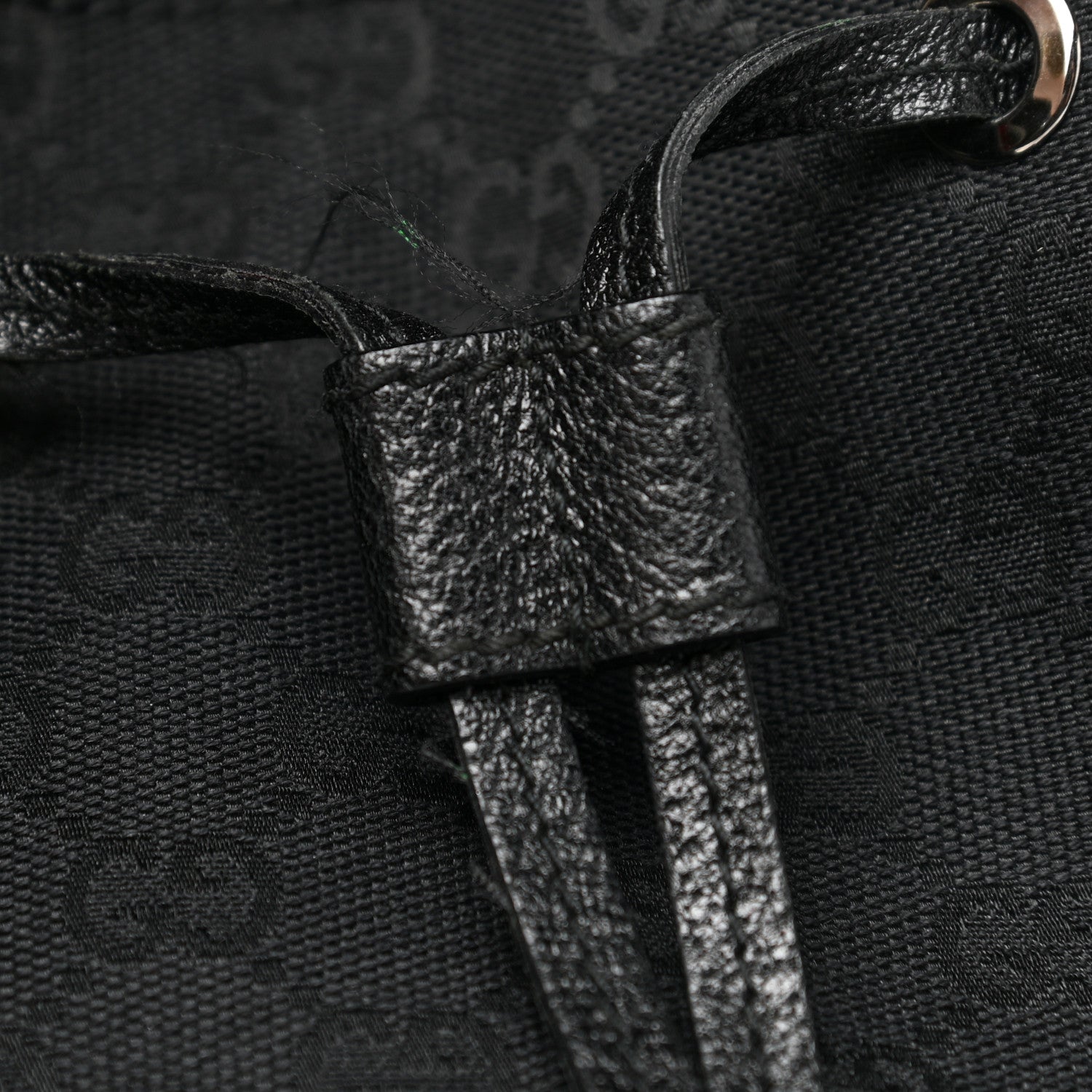 Gucci GG Monogram Single Buckle Backpack Black 11 of 11