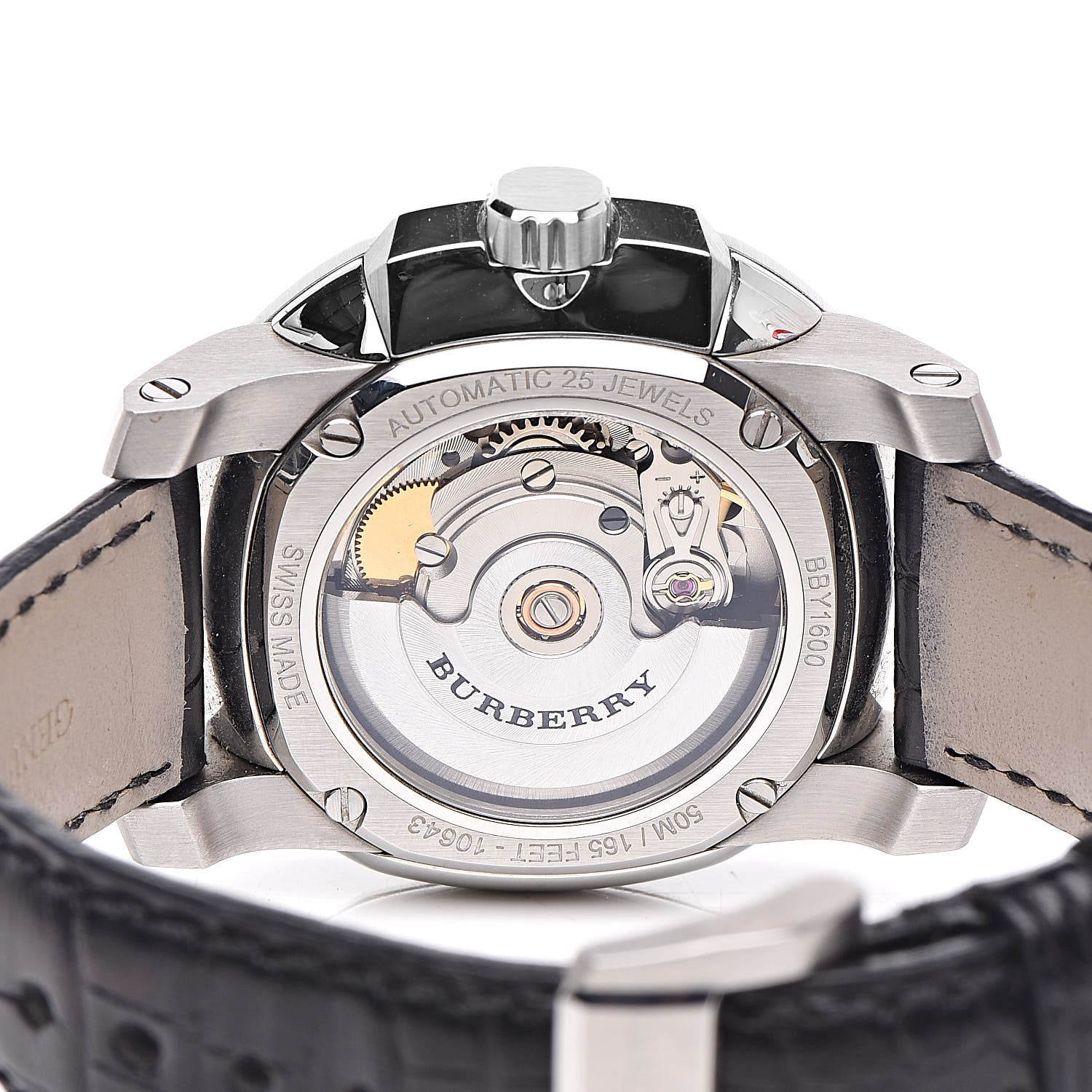 Burberry Stainless Steel Alligator 38mm The Britain Automatic Watch BBY1600 5 of 7