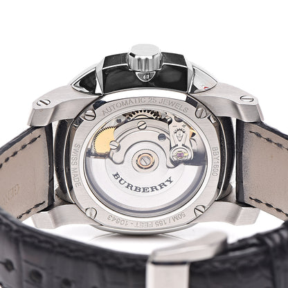Burberry Stainless Steel Alligator 38mm The Britain Automatic Watch BBY1600 5 of 7
