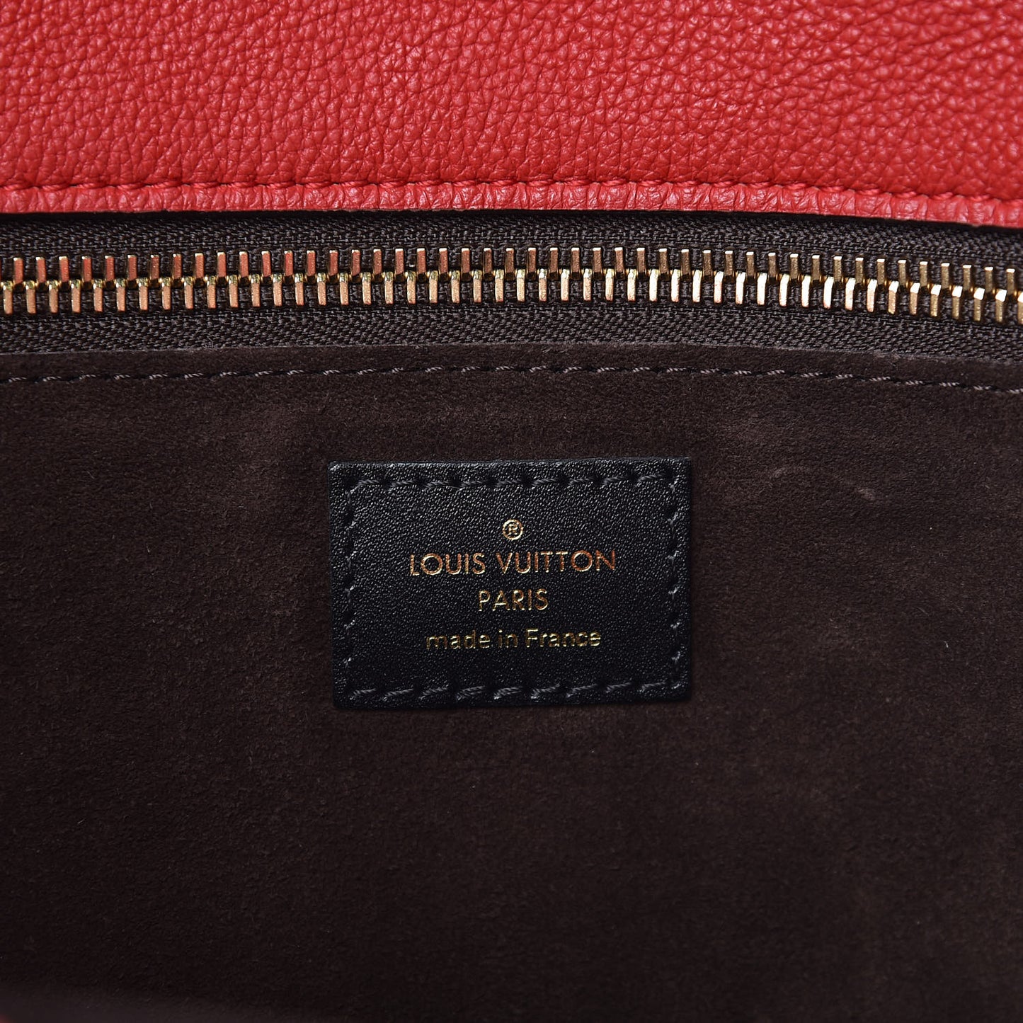 Monogram Cuir Orfevre Tote W PM Cherry