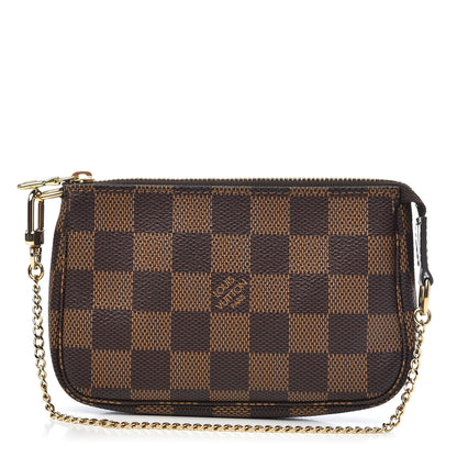 Louis Vuitton Damier Ebene Mini Pochette Accessories 1 of 7
