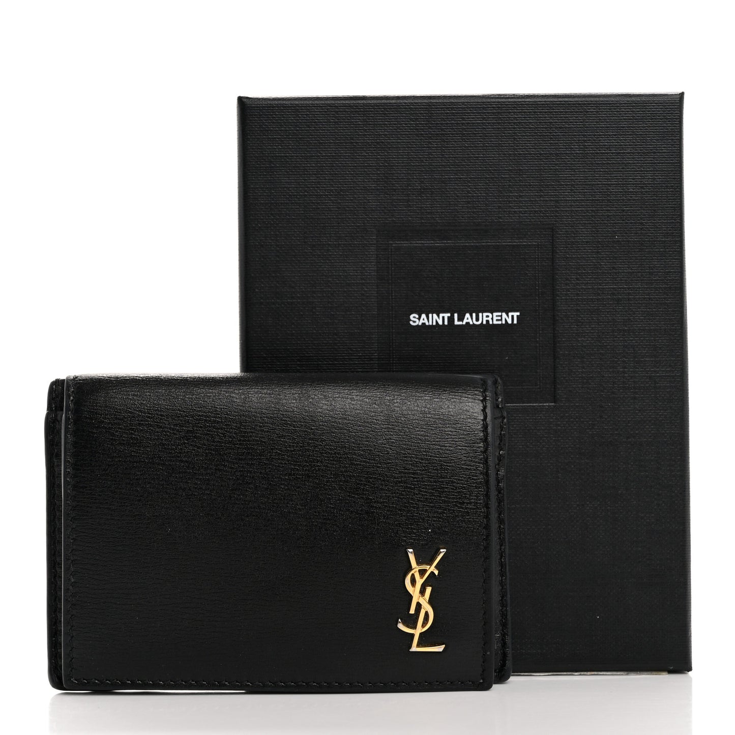 Calfskin Monogram Coin Pouch Black