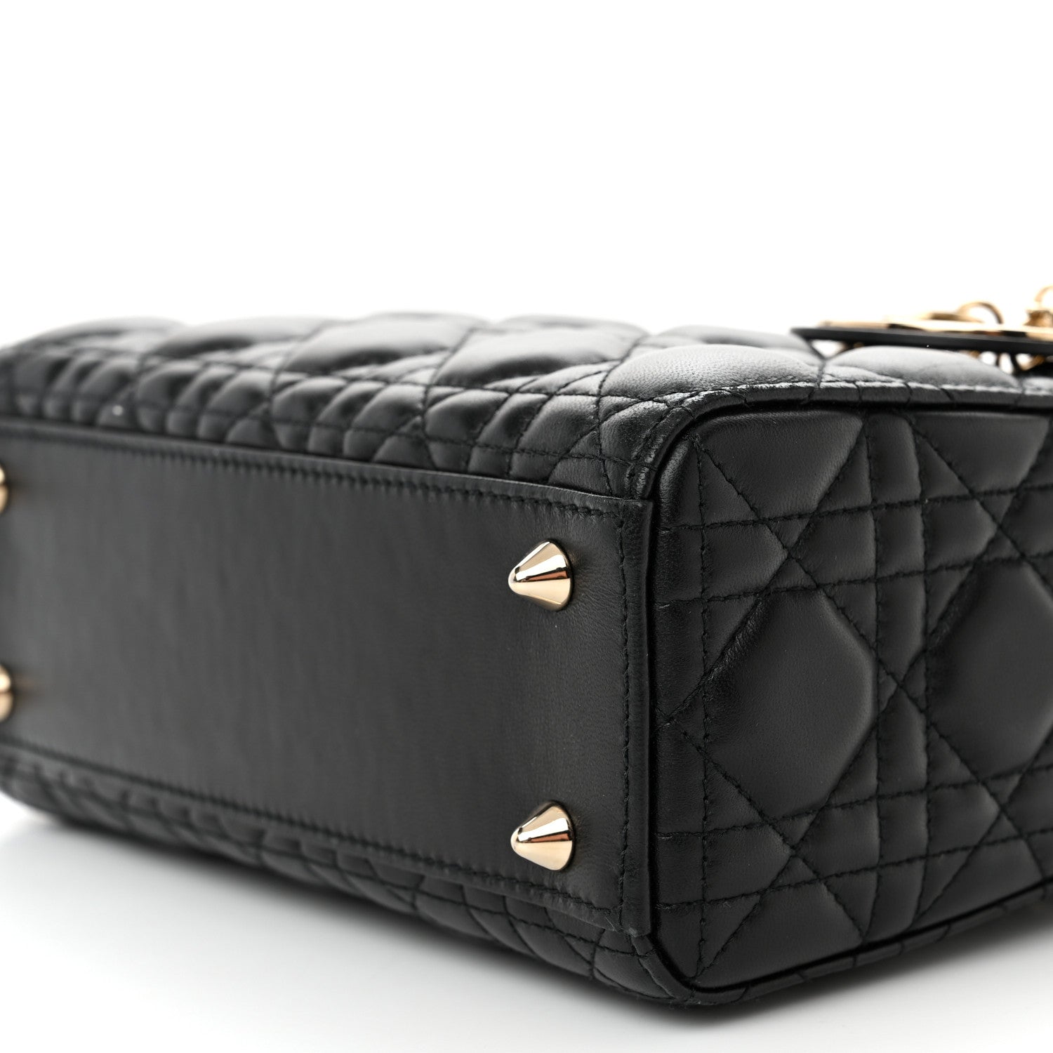 Christian Dior Lambskin Cannage Small My ABCDior Lady Dior Black 8 of 13