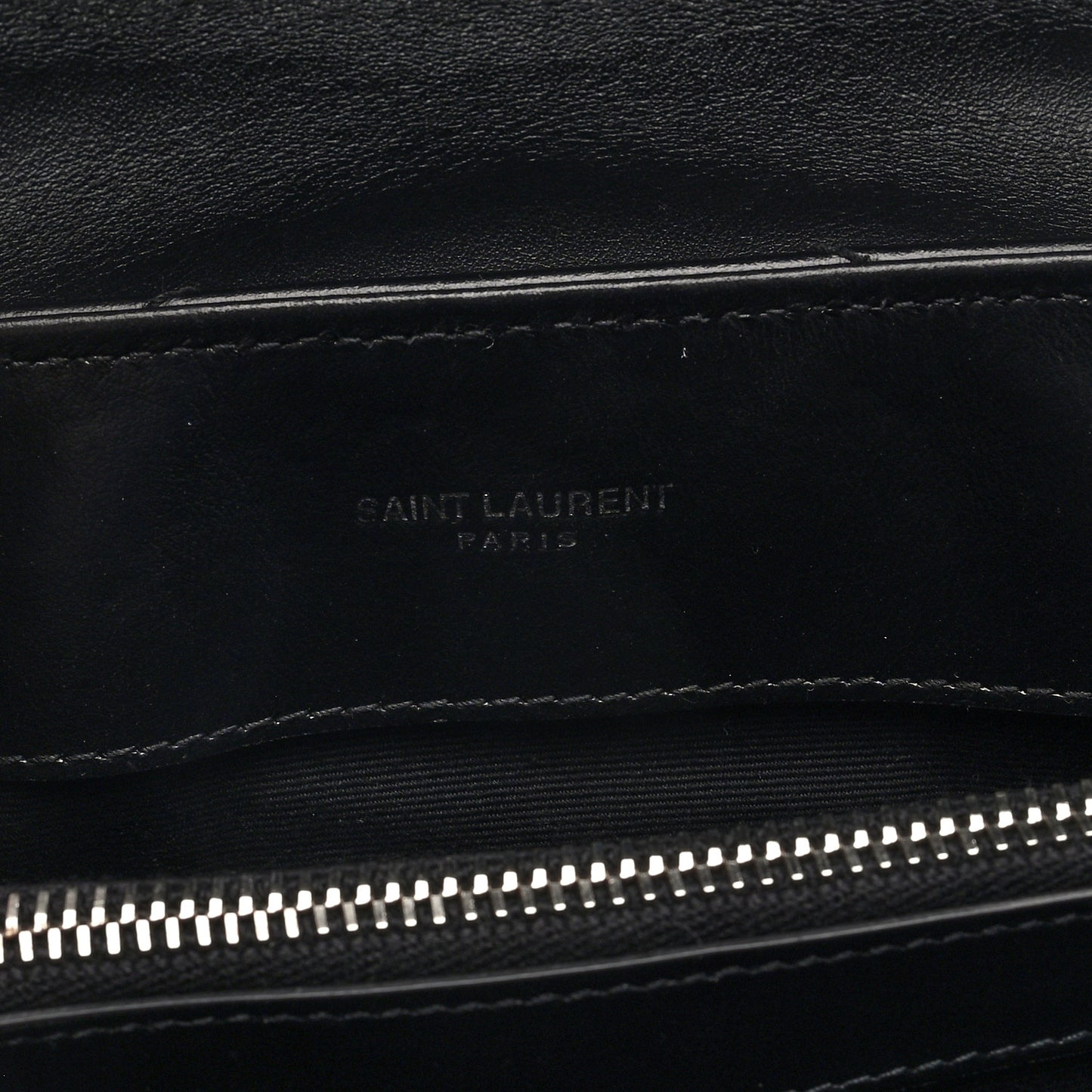 Calfskin Y Quilted Monogram Small Loulou Chain Satchel Black