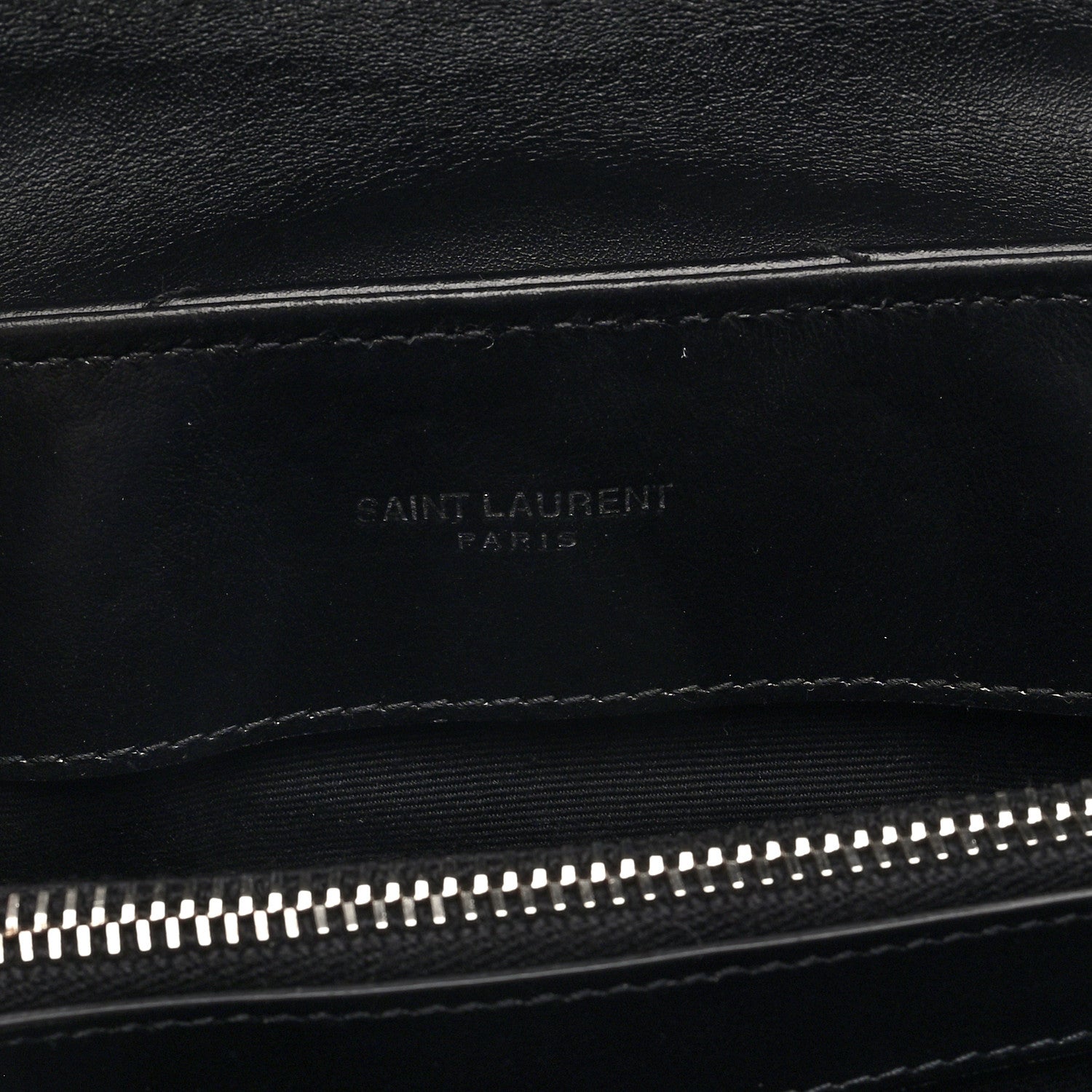 Saint Laurent Calfskin Y Quilted Monogram Small Loulou Chain Satchel Black 6 of 9